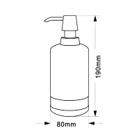 Ridder POSH dávkovač mýdla na postavení, mramor, šedá 2234507