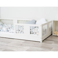 Dětská Montessori postel z masivu borovice LUNA - 200x90 cm