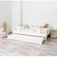 Dětská postel z masivu borovice LUNA 20 - 160x80 cm