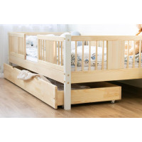 Dětská postel z masivu borovice LUNA 20 - 180x80 cm