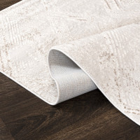 Kusový koberec HERA Grid - bílý