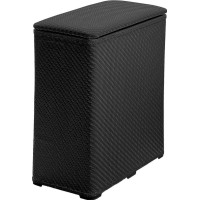 Gedy AMBROGIO koš na prádlo 50x55x28 cm, černá 203814