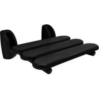 Ridder HANDICAP sklopné sedátko do sprchového koutu, 36x25cm, černá A140110