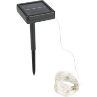 Solight LED solární řetěz, 200LED, 22m, teplá bílá