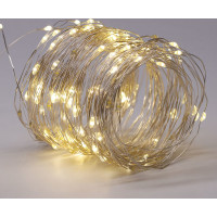 Solight LED solární řetěz, 200LED, 22m, teplá bílá