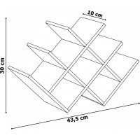 Stojan na víno SOLARIS - přírodní