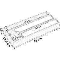 Bambusový zásobník na kuchyňské folie BORDE