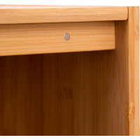 Bambusový chlebník CHARLES - přírodní/černý