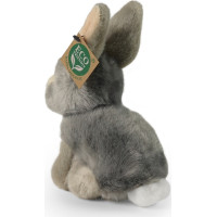 Rappa Plyšový králík šedý sedící 16 cm ECO-FRIENDLY