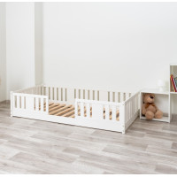 Dětská Montessori postel z masivu borovice NIKO - 200x90 cm