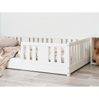 Dětská Montessori postel z masivu borovice NIKO - 180x80 cm