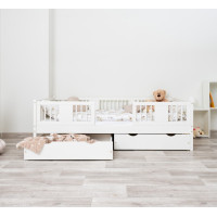 Dětská postel z masivu borovice LUNA 20 - 200x90 cm