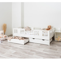 Dětská postel z masivu borovice LUNA 20 - 200x90 cm