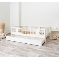 Dětská postel z masivu borovice LUNA 20 - 200x90 cm