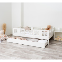 Dětská postel z masivu borovice LUNA 20 - 190x90 cm