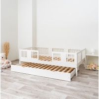 Dětská postel z masivu borovice LUNA 20 - 200x90 cm