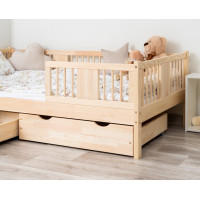 Dětská postel z masivu borovice LUNA 20 - 200x90 cm