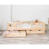 Dětská postel z masivu borovice LUNA 20 - 200x90 cm
