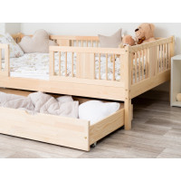 Dětská postel z masivu borovice LUNA 20 - 190x90 cm