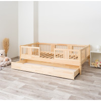 Dětská postel z masivu borovice LUNA 20 - 190x90 cm