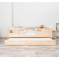 Dětská postel z masivu borovice LUNA 20 - 190x90 cm