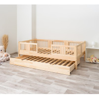 Dětská postel z masivu borovice LUNA 20 - 190x90 cm