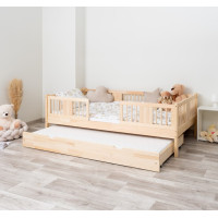 Dětská postel z masivu borovice LUNA 20 - 200x90 cm
