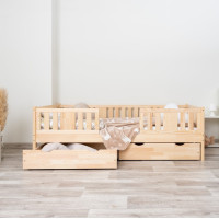 Dětská postel z masivu borovice NIKO 20 - 180x80 cm