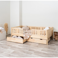 Dětská postel z masivu borovice NIKO 20 - 200x90 cm