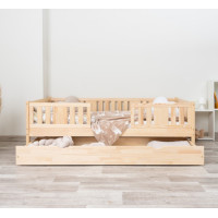 Dětská postel z masivu borovice NIKO 20 - 200x90 cm