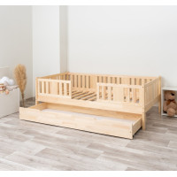 Dětská postel z masivu borovice NIKO 20 - 200x90 cm