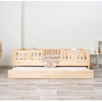 Dětská postel z masivu borovice NIKO 20 - 200x90 cm
