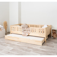 Dětská postel z masivu borovice NIKO 20 - 200x90 cm