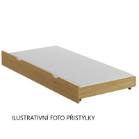 Dětská postel z masivu borovice NIKO 20 - 160x80 cm