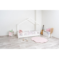 Dětská domečková Montessori postel z masivu borovice LUNA S - 180x80 cm