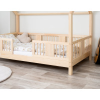 Dětská domečková postel z masivu borovice LUNA L 10 - 200x90 cm