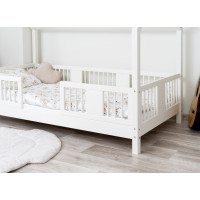 Dětská domečková postel z masivu borovice LUNA L 10 - 190x90 cm