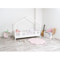 Dětská domečková postel z masivu borovice LUNA S 10 - 160x80 cm