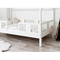 Dětská domečková postel z masivu borovice LUNA L 20 - 160x80 cm