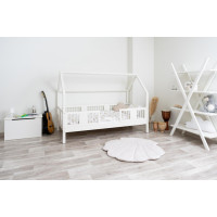 Dětská domečková postel z masivu borovice LUNA L 20 - 200x90 cm