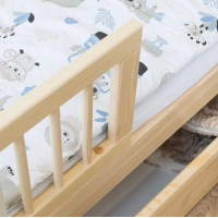 Dětská domečková postel z masivu borovice LUNA L 20 - 190x90 cm