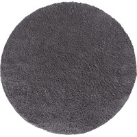 Moderní koberec SHAGGY CAMIL kulatý - tmavě šedý