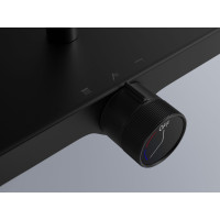 Sprchová souprava Rea BARI s termostatickou baterií a policí - černá