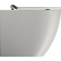 GSI PURA WC mísa stojící, Swirlflush, 36x55cm, spodní/zadní odpad, cenere dual-mat 889017