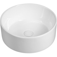 Sapho Keramické umyvadlo na desku, průměr 40cm, bílá FB48150