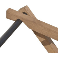 Aqualine CIKCAK skládací stojan na ručníky 73x97x39cm, jasan SP621