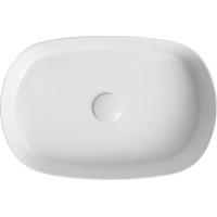 Isvea INFINITY OVAL keramické umyvadlo na desku, 55x36cm, terrazzo 10NF65055-2L-TRZ