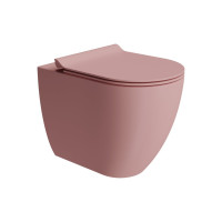 GSI PURA WC mísa stojící, Swirlflush, 36x55cm, spodní/zadní odpad, blush dual-mat 889024
