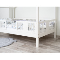 Dětská domečková postel z masivu borovice LUNA S 20 - 180x80 cm