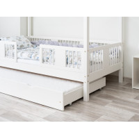 Dětská domečková postel z masivu borovice LUNA S 20 - 180x80 cm